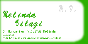 melinda vilagi business card